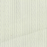 Off-White Textured-Line Jacquard, Polyester