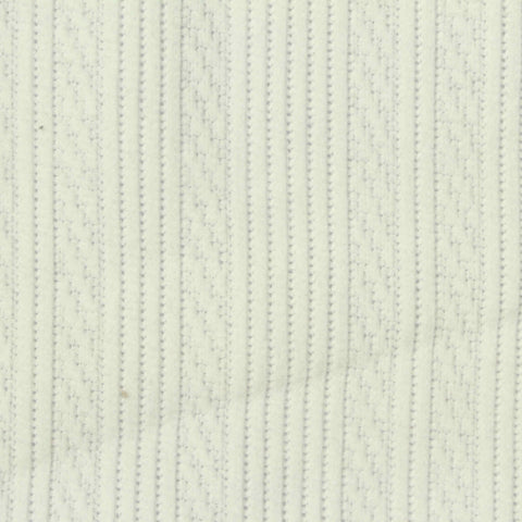 Off-White Textured-Line Jacquard, Polyester