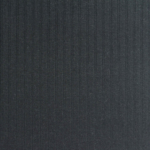 Polyester Stretch Rib Knit Fabric, 240 gsm, 155 cm — Navy