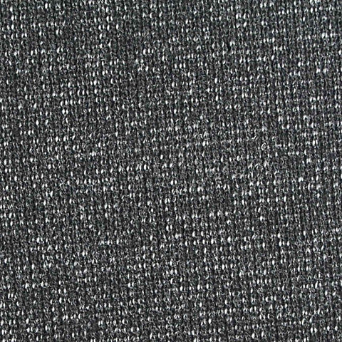 Dark Grey Marl Rib Knit, Poly-Viscose, 280 gsm, 160 cm