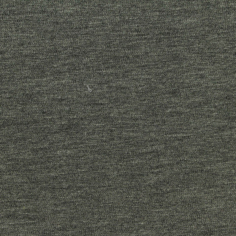 Dark Green Marl Rib Knit, Viscose-Acrylic