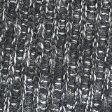 Dark Grey Marl Rib Knit, Polyester — texture