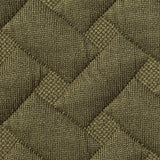 Olive Geometric-Herringbone Jacquard, Polyester — texture
