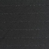 Black Horizontal-Stripe Knit, Polyester
