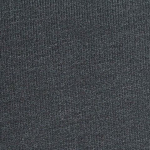 Charcoal Rib Knit, Cotton-Poly