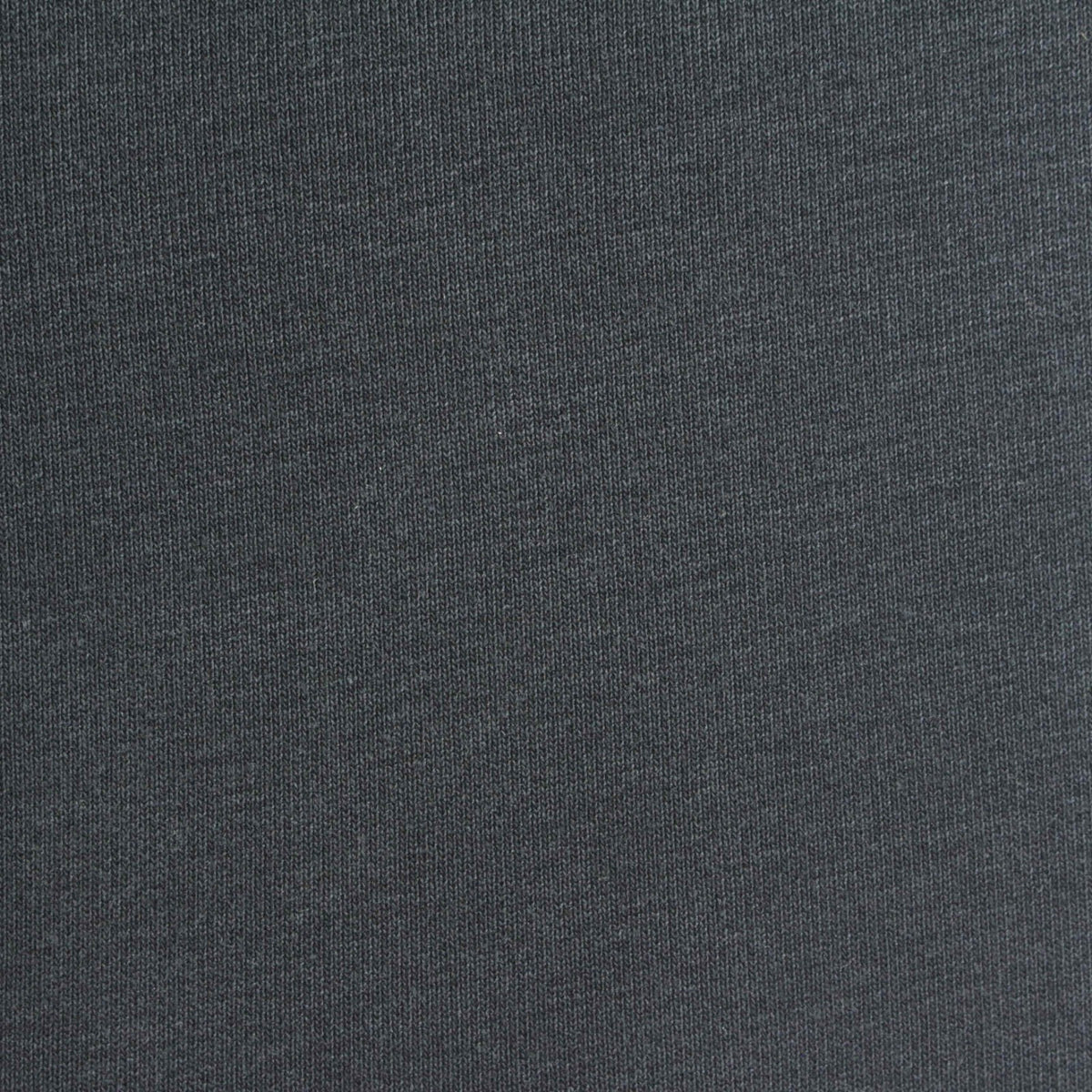 Charcoal Rib Knit, Cotton-Poly