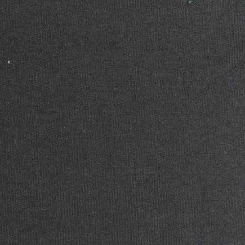 French Terry Fabric, 330 gsm, 165 cm — Black