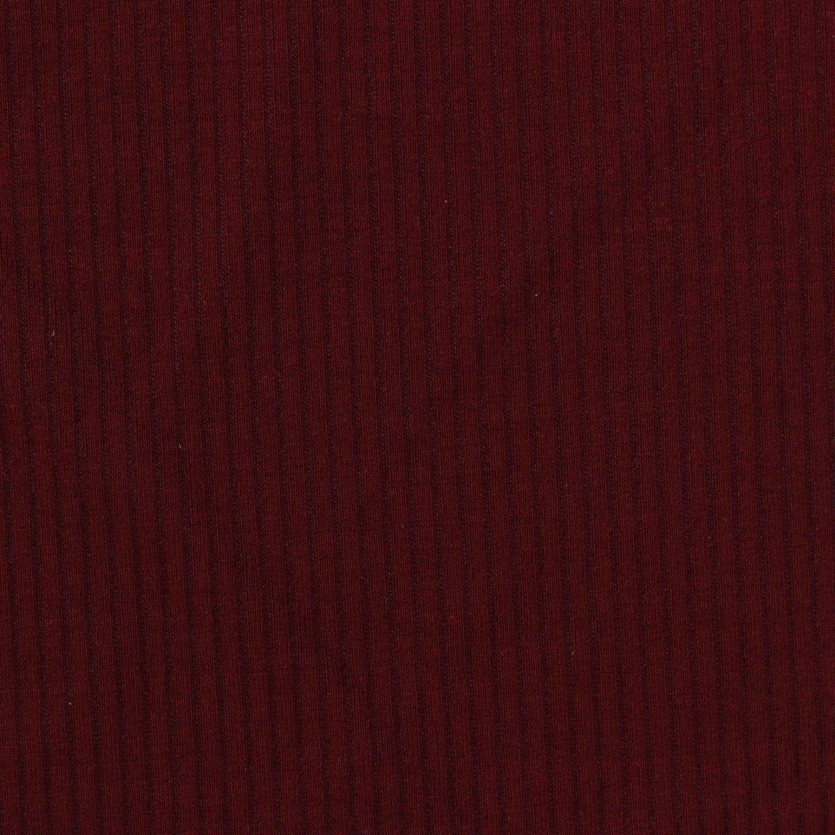 Viscose Polyester Stretch Rib Knit Fabric, 300 gsm, 150 cm — Red