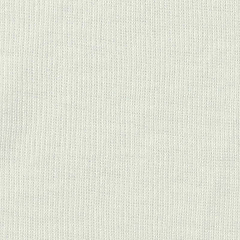 Polyester Viscose Rib Knit Fabric, 115 gsm, 170 cm — White