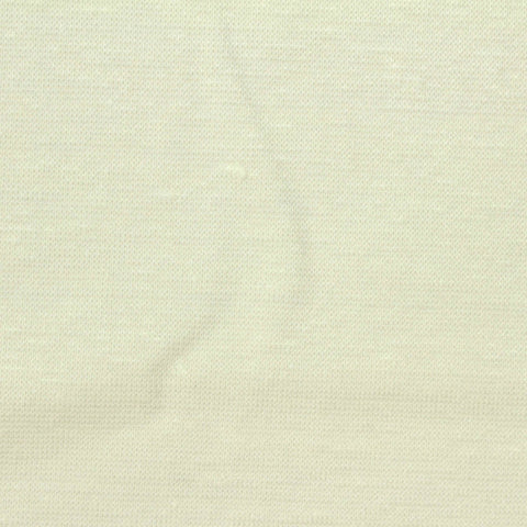 Linen Cotton Stretch Interlock Knit Fabric, 245 gsm, 140 cm — Beige