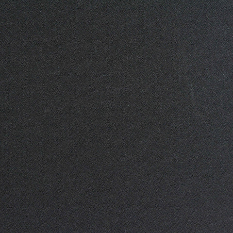 Polyester Stretch Linen-Look Fabric, 390 gsm, 160 cm — Black