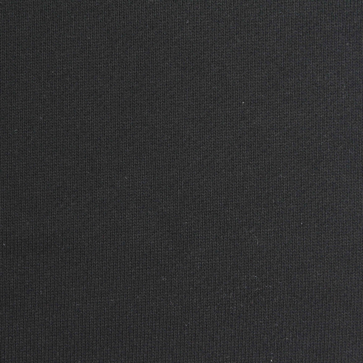 Cotton Polyester French Terry Fabric, 300 gsm, 185 cm — Black, ref EF-274251