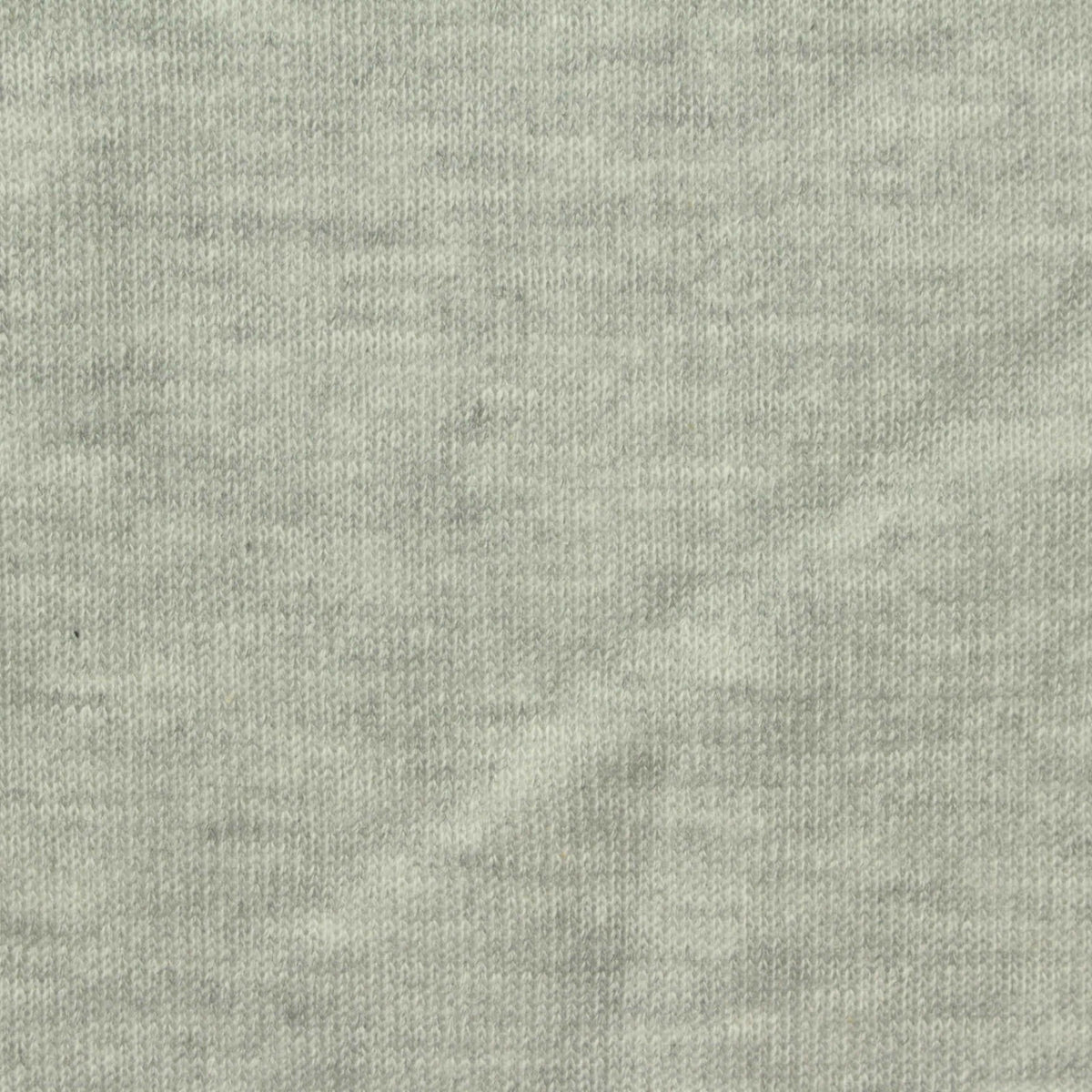 Light Grey Marl Rib Knit, Cotton-Poly, 300 gsm, 180 cm