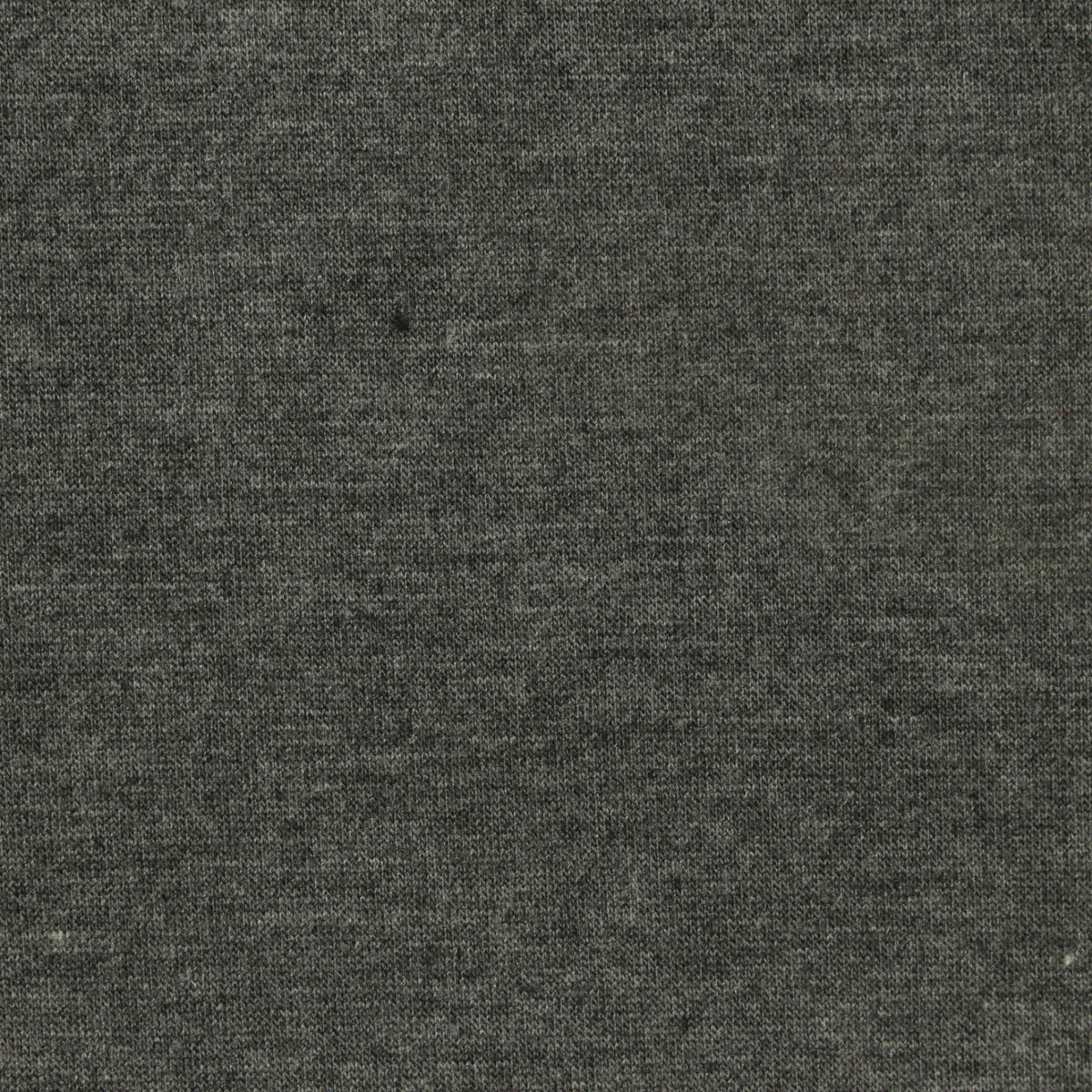 Dark Grey Heathered-Marl Jersey Knit, Poly-Viscose
