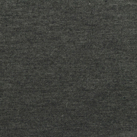 Dark Grey Heathered-Marl Jersey Knit, 160 cm, ref EF-274282