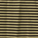 Dark Brown Horizontal-Stripe Jersey Knit, Polyester — texture