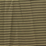 Dark Brown Horizontal-Stripe Jersey Knit, Polyester
