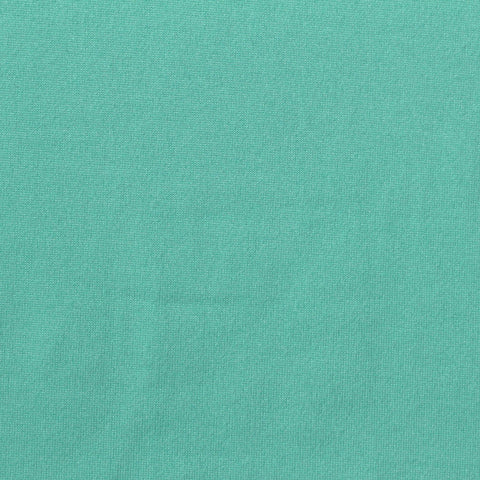 Brushed Polyester Stretch Milk Silk Knit Fabric, 140 gsm, 165 cm — Green