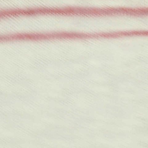 Off-White Horizontal-Stripe Knit, Viscose-Poly, 165 gsm