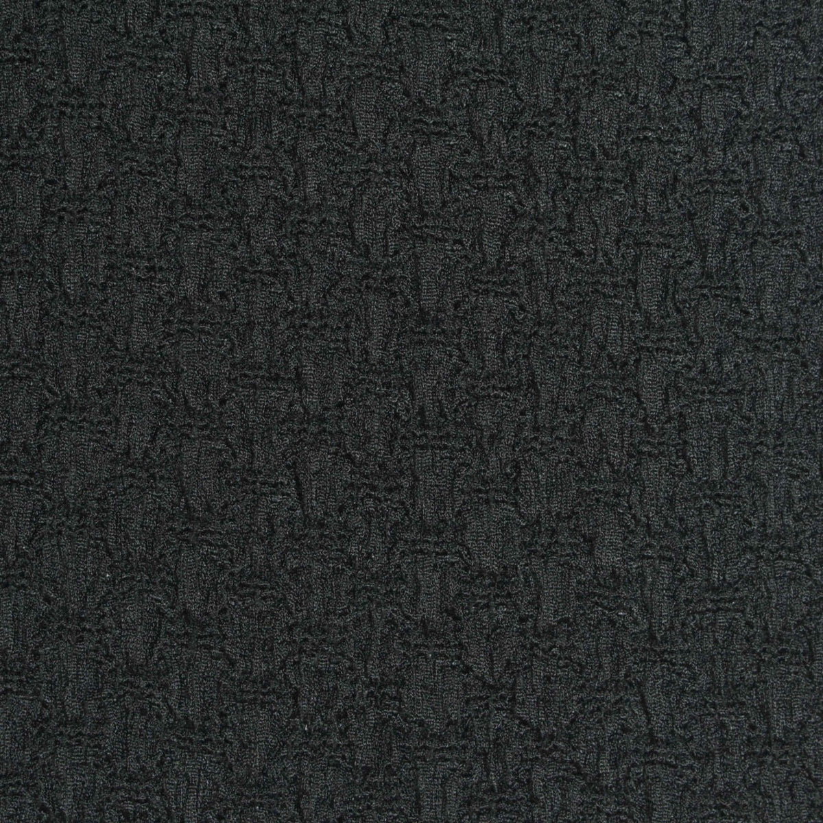 Black Tone-on-Tone Warp Knit, Polyester