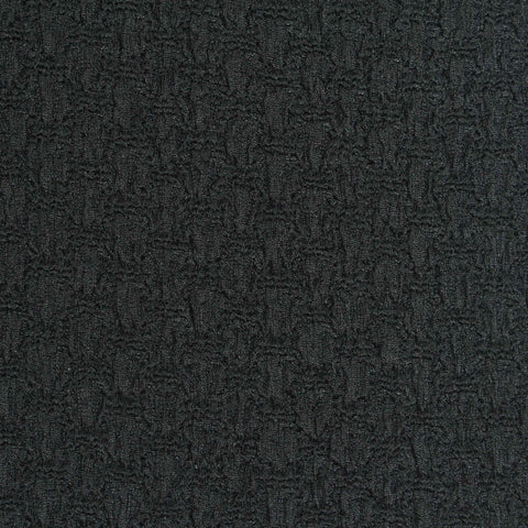 Black Tone-on-Tone Warp Knit, Polyester