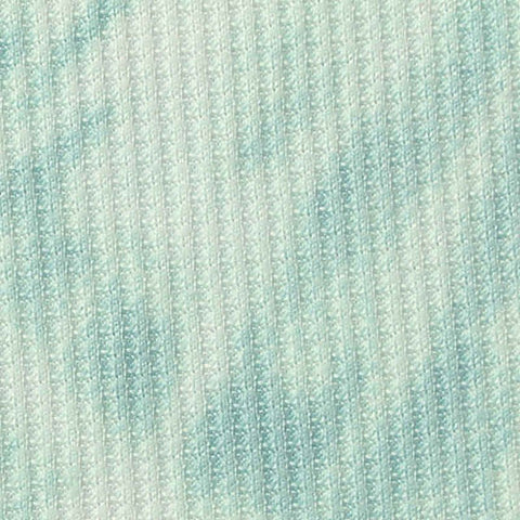 Light Blue Abstract Waffle Knit, Polyester