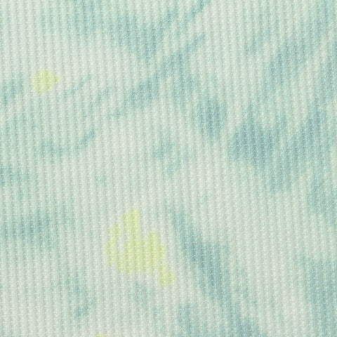 Light Blue Abstract Waffle Knit, Polyester