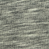 Dark Grey Marl Rib Knit, Viscose-Poly
