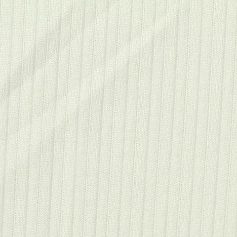 Polyester Stretch Rib Knit Fabric, 212 gsm, 150 cm — Beige