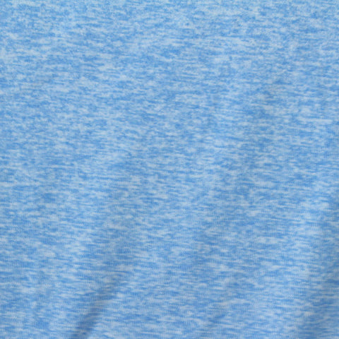 Light Blue Marl Jersey Knit, Polyester, 230 gsm