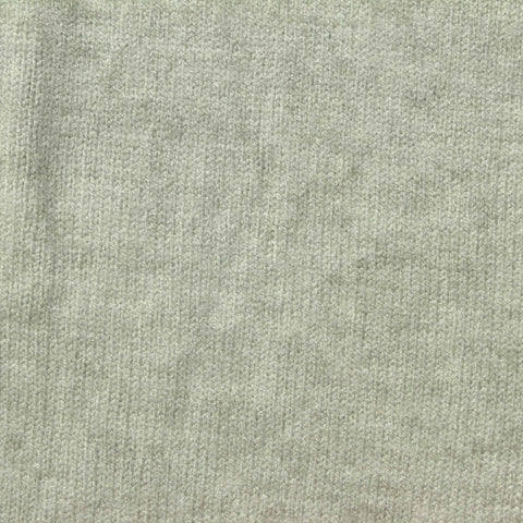 Viscose Polyester Blend Stretch Chunky Knit Fabric, 300 gsm — Green