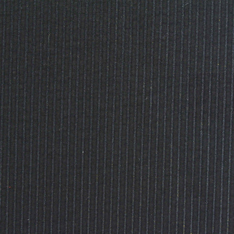 Dark Grey Vertical-Stripe Rib Knit, Viscose-Poly, 300 gsm