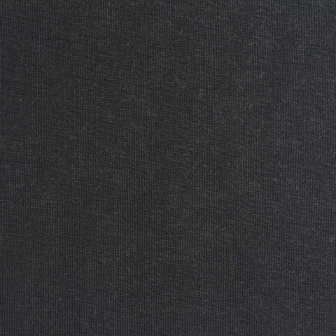Tencel Lyocell Wool Stretch Jersey Knit Fabric, 140 gsm, 160 cm — Black