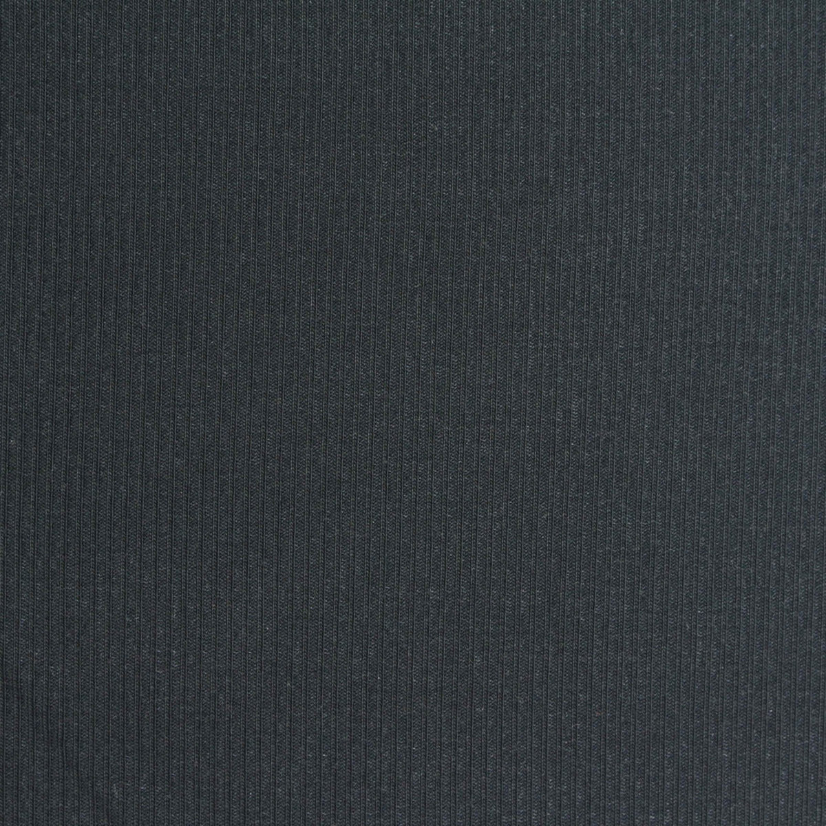 Tencel Lyocell Stretch Rib Knit Fabric, 200 gsm, 158 cm — Navy