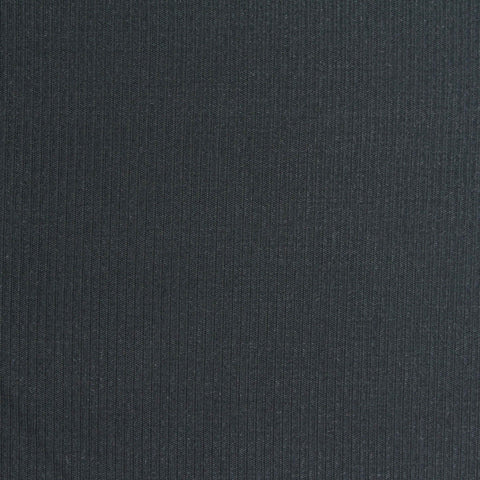 Tencel Lyocell Stretch Rib Knit Fabric, 200 gsm, 158 cm — Navy