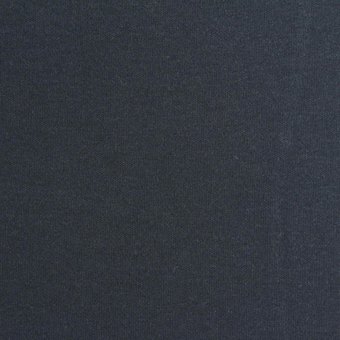 Cotton Tencel Lyocell Stretch Interlock Knit Fabric, 175 gsm, 160 cm — Navy