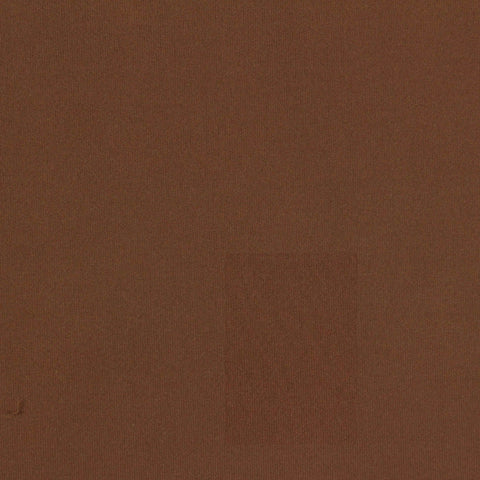 Polyester Viscose Stretch Scuba Knit Fabric, 355 gsm, 165 cm — Brown