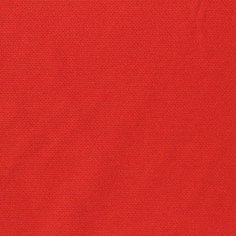 Cotton Polyester Piqué Knit Fabric, 240 gsm, 165 cm — Red