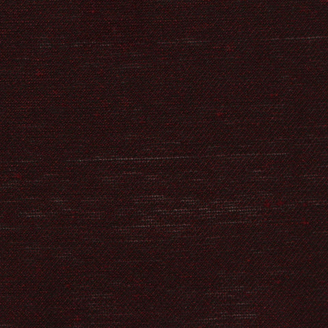 Deep Red Marl Piqué Knit, Linen-Poly