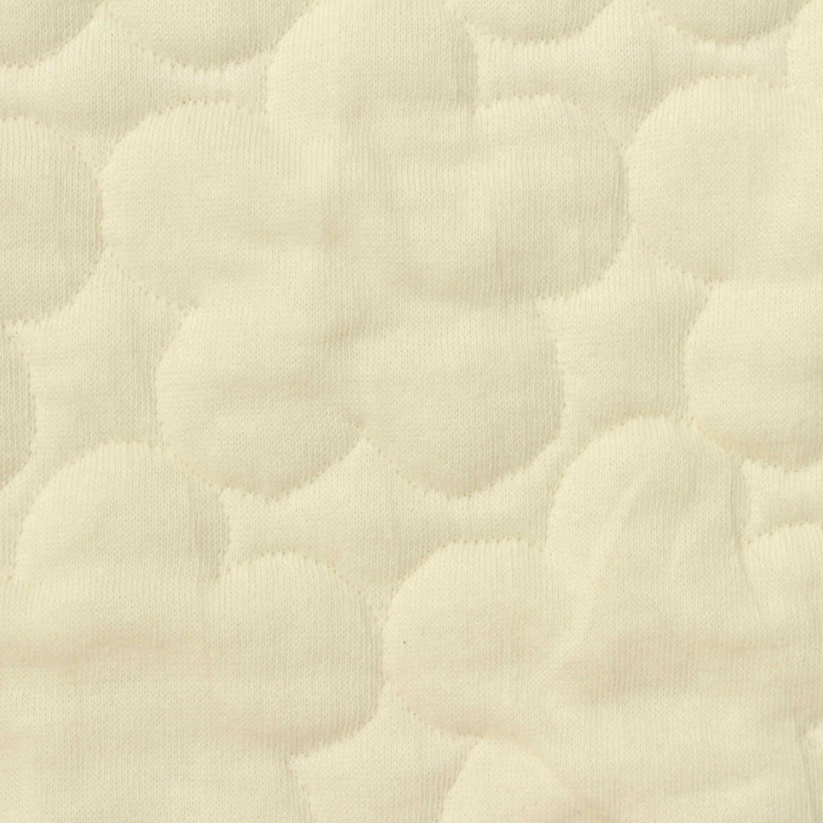 Cream Cloud Jacquard, Poly-Cotton