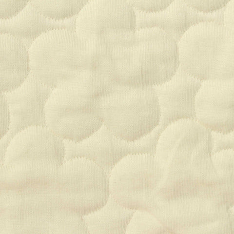 Cream Cloud Jacquard, Poly-Cotton