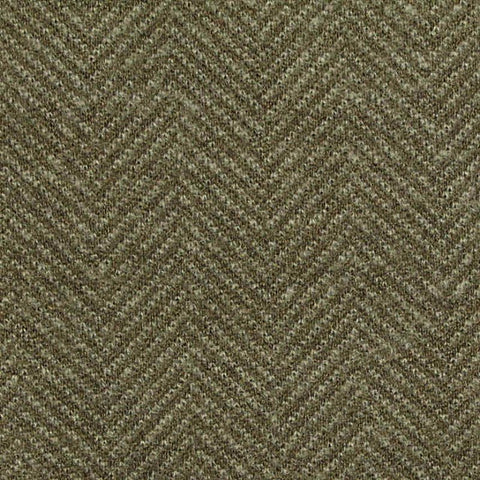 Olive Tone-on-Tone Herringbone Jacquard, Poly-Viscose