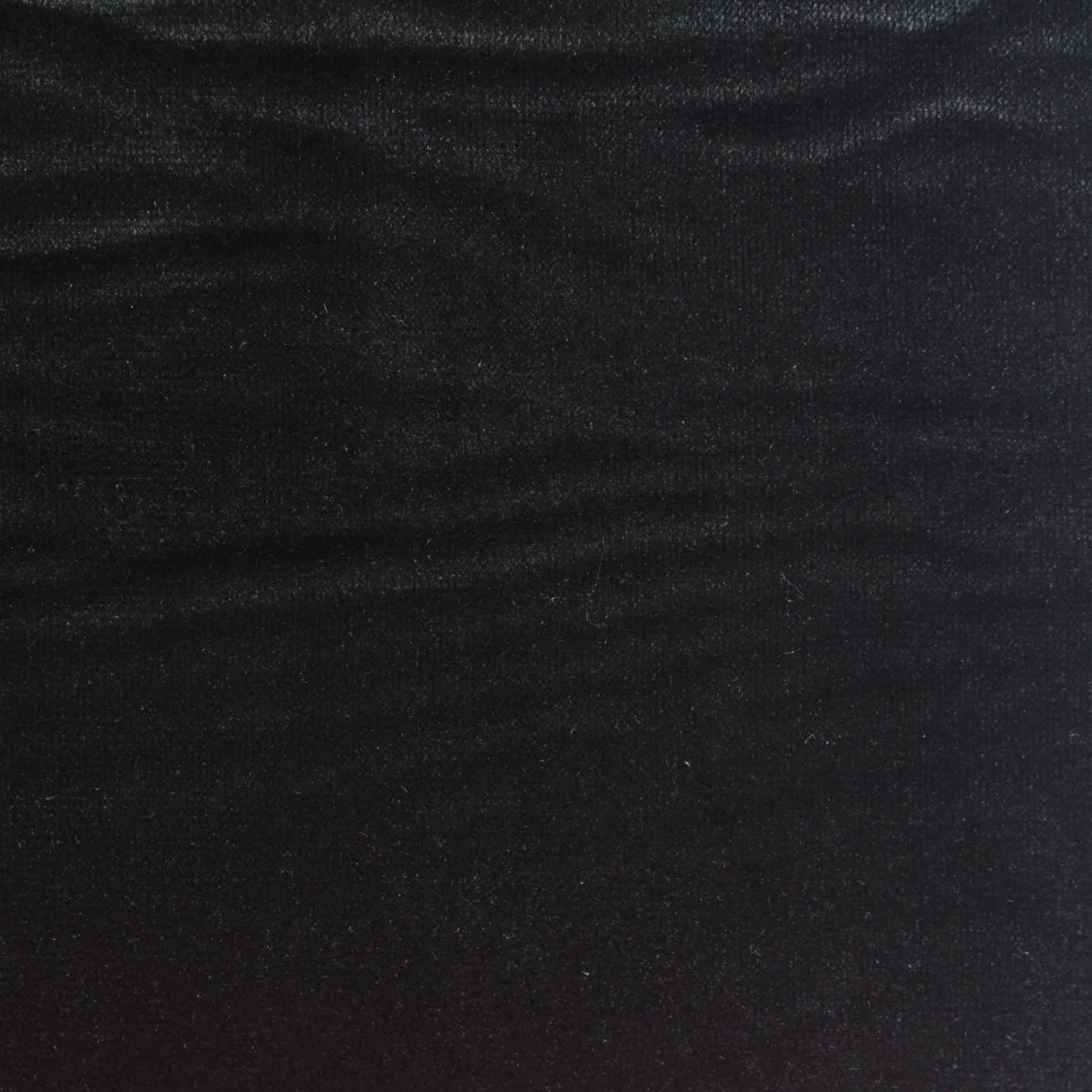 Polyester Stretch Knit Fabric, 240 gsm, 185 cm — Black
