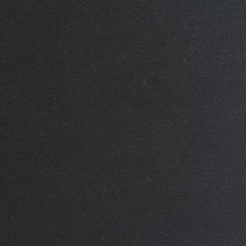 Viscose Nylon Stretch Ponte Knit Fabric, 415 gsm, 155 cm — Black