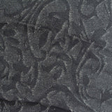 Dark Grey Tone-on-Tone Jacquard, Poly-Viscose