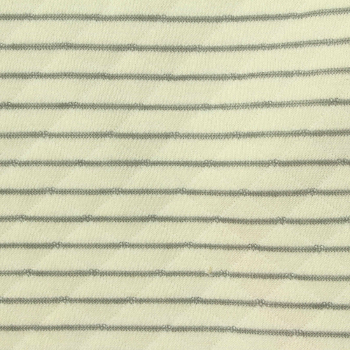 Grey Horizontal-Stripe Jacquard, Poly-Cotton