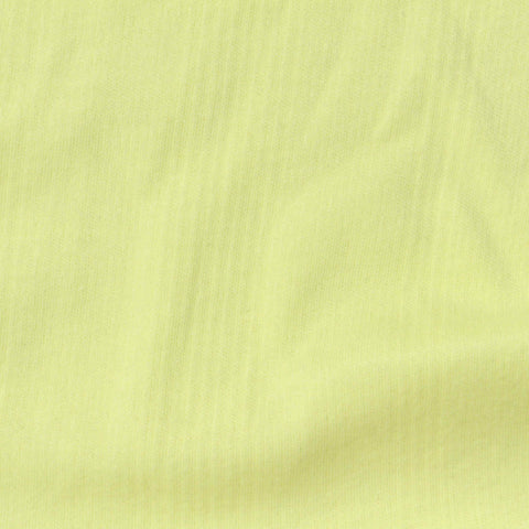 100% Cotton Rib Knit Fabric, 185 gsm, 145 cm — Yellow