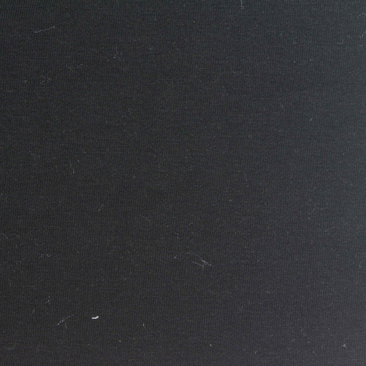 Cotton Stretch French Terry Fabric, 350 gsm, 310 cm — Black