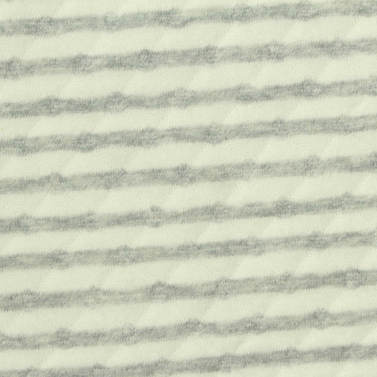 Light Grey Horizontal-Stripe Jacquard, Cotton-Poly
