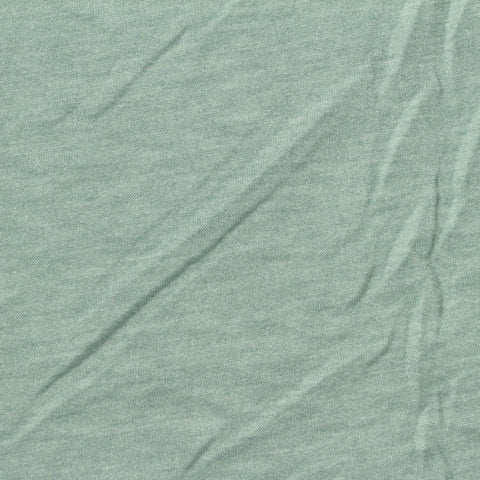 Light Green Heathered-Marl French Terry, Poly-Viscose